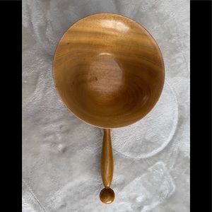 Wooden handled bowl